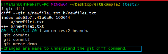 Git Diff