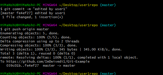 Git Merge and Merge Conflict