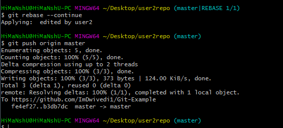 Git Merge and Merge Conflict