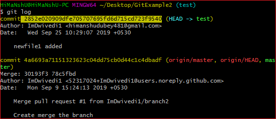 Git Merge and Merge Conflict