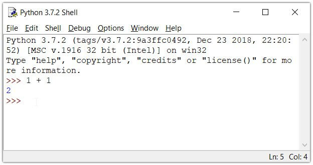Python IDLE Python IDLE