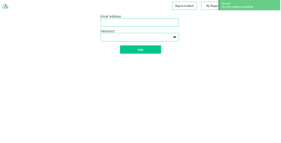 Login form page