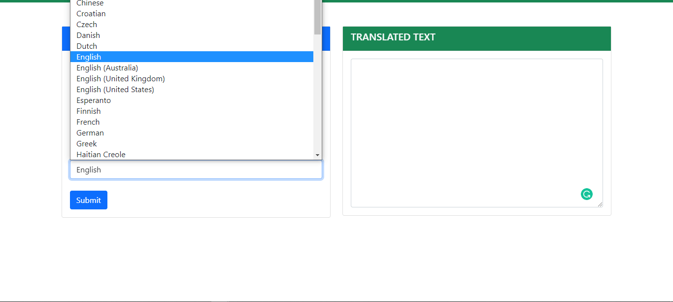 Select Language