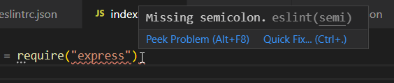 ESLint Error