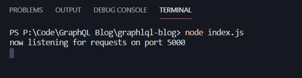 Initialize express.js via terminal