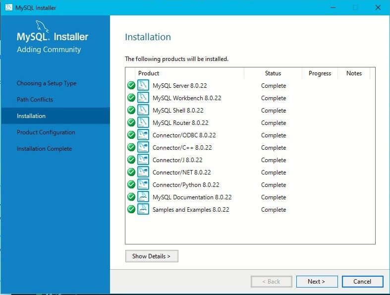 Installing MySQL Products