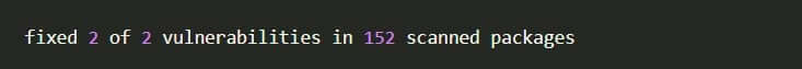 audit fix