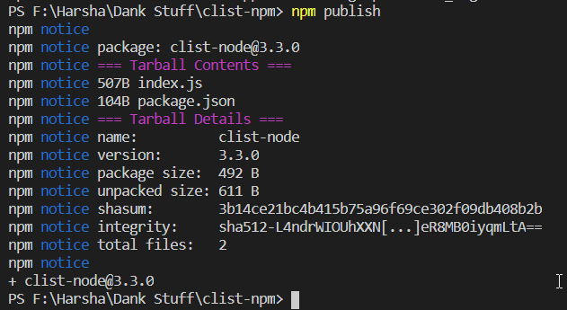 NPM Publish