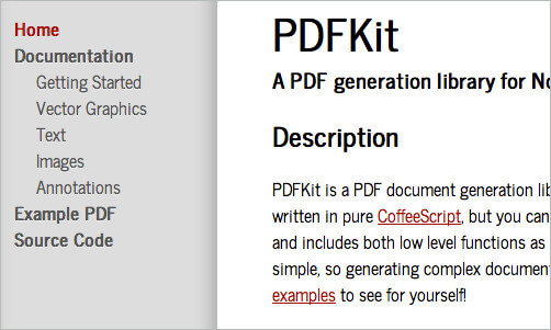 PDFKit - A PDF Generation Library for Node