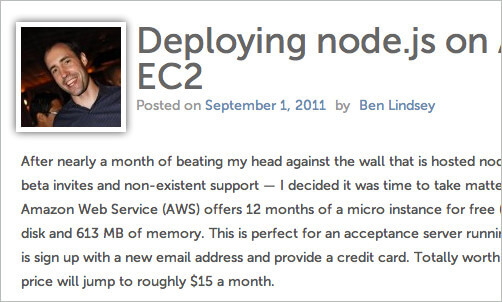 Deploying node.js on Amazon EC2