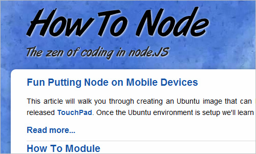 How To Node